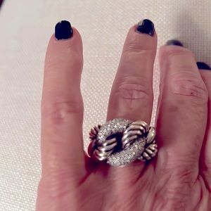 DAVID YURMAN Diamond/Silver Ring